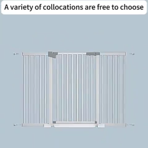 รั้วกั้นเด็กปลอดภัย ไม่ต้องเจาะผนัง! ปรับความกว้าง 67-153 ซม. สำหรับเด็กและสัตว์เลี้ยง