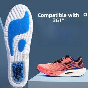 LINGMIAO | Mens Running Shoe Insoles Shock Absorption Long-lasting Comfort Thick High Elasticity Cushioning