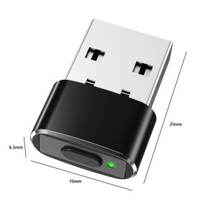 Mini Automatic Mouse Jiggler Mover Plug and Play USB Automatic Move Cursor Keeps Awake with ON/OFF Indicator Light for Computer