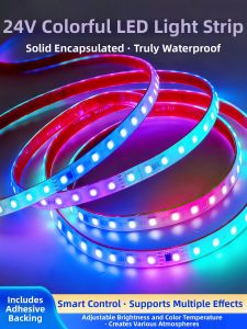YUANMUXUAN | Colorful Running Voice Control LED Light Strip