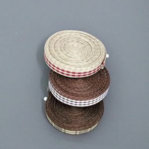 Ruộng Băng Kẻ Caro 10mm Chất Liệu Polyester Kiểu Vintage Dùng Trang Trí Nhà Cửa Đám Cưới Giáng Sinh Làm Nơ Quần Áo Quà Tặng Gói Quà 10 Thước/gói