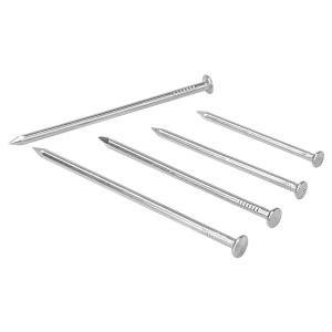 Long round Steel Nails 201/304 Stainless Steel Woodworking Floor Painting Hanging Nails Iron Nails Customizable Size Flat Head