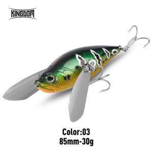 Kingdom Cicada Topwater Lures 45mm 8g 85mm 30g Floating Saltwater Bionic Insect With Metal Wings Hard Wobblers For Bass Fishing