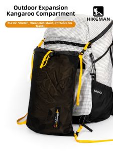 HIKEMAN | Expanding Outdoor Storage Mesh Bag for Backpacking