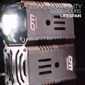 DUROMOTO X1GT Lens Performance Series Lampu Foglamp Motor Mobil Adventure Touring 54W