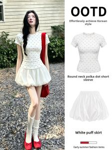 ZUKUN | Bộ Váy Chấm Bi Thời Trang Mới