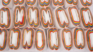 12Pcs Mouth Magic Coil Prop Paper Trick Magician Supplies For Kids Party