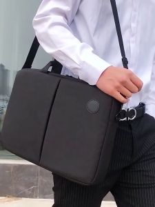 Laptop Handbag Mens Shoulder Bag Briefcase Men Business Commuting File Package Lightweight And Large Capacity