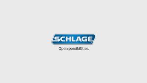 SCHLAGE T54V STRATUS 622 MATTE BLACK KNOB SET ENTRANCE LOCK WITH KEY