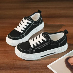 Mufuyan Womens Shoes Flagship Store Brand Canvas Shoes Womens Spring and Summer Low-Top Sneakers Soft Bottom Breathable Easiest for Match Casual Shoes
