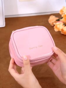 INNEOV Waterproof PU sanitary napkin storage bag portable bag mini PU makeup lipstick bag