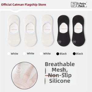 MiiOW | Breathable Anti-Odor Moisture-Wicking No-Slip Invisible Boat Socks