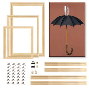 55x75 60x80 ซม.ไม้ธรรมชาติกรอบรูปสําหรับผ้าใบกรอบเพชรภาพวาดกรอบโปสเตอร์กรอบผนัง home Decor