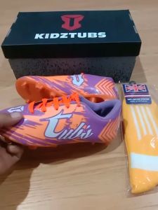 Paket Komplit Sepatu Bola & Tas Skin Deker KIDZTUBS