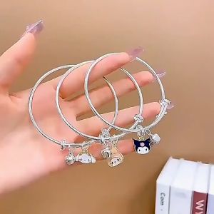 Bestella💗COD Gelang pacar Sanrio bernilai tinggi gelang kartun Kulomi gelang pasangan bell in hadiah anjing lucu