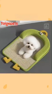 Eco-friendly Rattan Cooler Cat Scratch New Cool Pet Mat Summer Cool Pet Mat Removable Washable Cat And Dog Mat