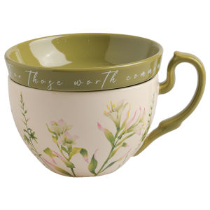 SHELI | Rustic Country Coffee Cup and Saucer Set for Couples Gift