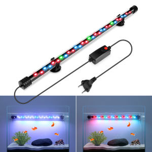 110V 220V Strip Aquarium Light LED Waterproof Fish Tank Light Underwater Decor Lighting Submersible Lamp Plant Grow Lamp 18-48CM