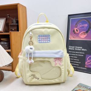 QIANRENSHI | Yellow Multilayer Kawaii Backpack