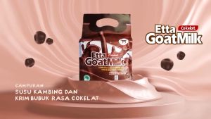 Etta Goat Milk Cokelat HNI || Susu Kambing Etawa Bubuk Rasa Cokelat