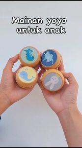 [BIG SALE] mainan yoyo kayu animal / wooden yoyo