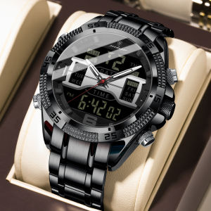 POEDAGAR New Luxury Man Wristwatch Alarm Luminous LED Week Date Sports Men Watch Fashion Electronic Digital Mens Quartz Watches