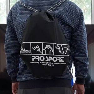 กระเป๋าเป้ กระเป๋าเป้สะพายหลังเชือกรูด กระเป๋าเป้ใส่ชุดว่ายน้ำ Ligerbag 001