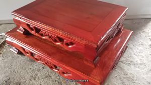 Bàn Ô Sin Gỗ Hương Cao Cấp Kê Trước Ban Thờ Kê Đồ Mỹ Nghệ Phong Thủy