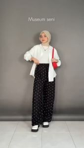 100 RIBU 4 PCS CELANA HOMMY KULOT ADEM PIYAMA RAYON / CELANA KULOT HOMMY VIRAL / KULOT