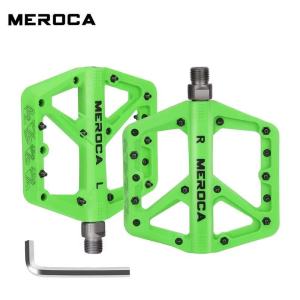 Meroca  Super Light Bearing Non-slip Nylon Fiber Bike Pedal