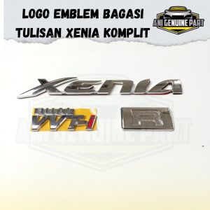Logo Emblem Bagasi Xenia Komplit Type R Original