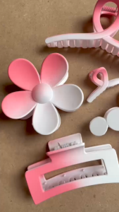 Fyngalery ♛ Set Jedai Polos Isi 8 Jepit Salon Fashion Hairclaw Aksesoris Rambut Wanita DP382