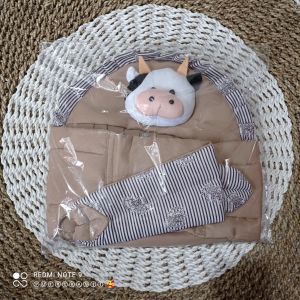 GENDONGAN PINGGIR BONEKA SAPI BAHAN TWILL