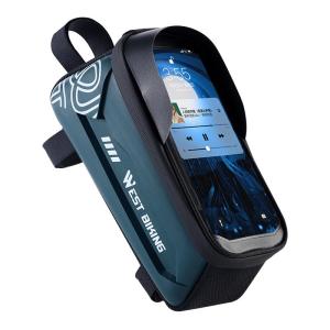 West Biking | Bike Bag Front Rack Bag Mountain Road Bike Handlebar Phone Bag Saddle Bag