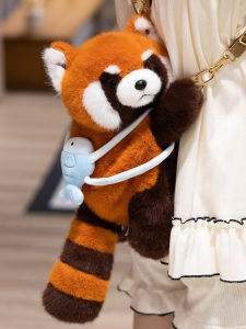 Ví Đeo Chéo Hình Thú Nhồi Bông Hình Gấu Trúc Ví Đeo Vai Đơn Đôi Cho Trẻ Em Ví Đeo Lưng Cho Bé Gái Quà Tặng Búp Bê Hình Thú