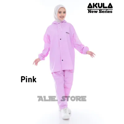 jas hujan AKULA Setelan dewasa pria tebal dan kuat setelan baju dan celana anti rembes