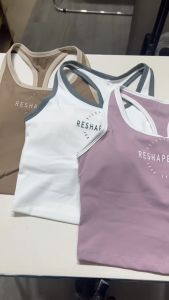 Áo Sát nách 006 vải thun lạnh có mút cạp 2 lớp chơi pickleball Gym Yoga