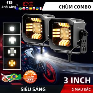 Đèn LED CO LIGHT 3 Inch Đèn Làm Việc Đa Năng Kết Hợp Chiếu Điểm Và Chiếu Rộng Đèn Chạy Ban Ngày (DRL) 3500K 50000LM Dành Cho Xe 4x4 Xe Địa Hình Thuyền ATV UTV Xe Jeep Đèn Sương Mù Đèn Lái Xe
