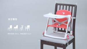 Apramo Flippa Baby Booster Chair for Feeding Camping Traveling Foldable Baby High Chair