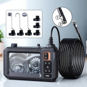1080P WiFi Endoscope 4.3 Inch Display Dual Head 2600mAh Auto Inspection Tool 1/5/10m Cable