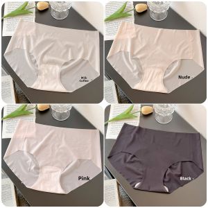 Ice Silk Triangle Panties Womens Summer Thin Sensation Seamless Quick Dry Super Elastic Breathable Girls Underwear Briefs