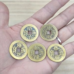 Đồng xu phong thuỷ đường kính 23mm dày 05mm xu bằng đồng thau