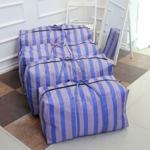 กระเป๋าผ้าไนลอนหนา Oxford Cloth สำหรับย้ายบ้าน กันน้ำ กระเป๋าเดินทาง ผ้าใบไม่ติดกัน กระเป๋าผ้าใบ กระเป๋าใส่ของ กระเป๋าช้อปปิ้ง