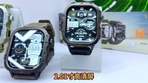 2024สมาร์ทวอท์ช H11ดั้งเดิม2.01นิ้วผู้ชายผู้หญิง3D การเปลี่ยนภาพ UI ไดนามิกโทรผ่านบลูทูธเกาะ IP68กันน้ำสำหรับกีฬากลางแจ้งออกกำลังกายโทรศัพท์นาฬิกาอัจฉริยะสำหรับ Android