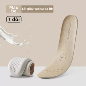 Đế Giày Thể Thao Bằng Da Cao Su Hỗ Trợ Vòm Chân Miếng Lót Giày Bằng Da Bò Giảm Sốc Hỗ Trợ Điều Trị Viêm Cân Gan Chân Thoáng Khí Thấm Hút Mồ Hôi Dành Cho Nam Giới