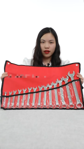 DECKER ชุดประแจ เบอร์ใหญ่ ประแจรวม ประแจแหวนข้างปากตาย 14ตัว/ชุด ชุดประแจ ชุดประแจปากตาย ขนาด 6-24mm 100%ของแท้