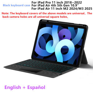 Magic Keyboard for iPad Air 11 inch M4 2026 M3 M2 Case for iPad Air 4th 5th 6th Gen Pro 11 Backlight Keyboard Cover Folio