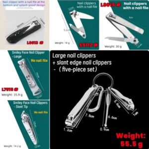 High-quality nail clippers/multi-functional nail trimming tools various manicure care accessories