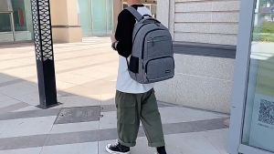 Yapak Karrie Large Capacity Canvas Mens Travel Bag School Backpack