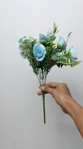 Bunga Hias Hortensia Mix Mawar Artificial Flower Dekorasi Interior Pajangan Sudut Ruang - AF64